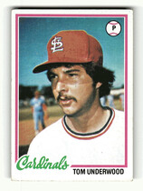 1978 Topps Base Set #531 Tom Underwood