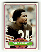 1980 Topps Base Set #150 Greg Pruitt