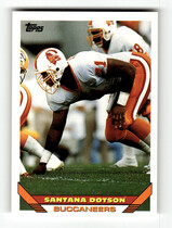 1993 Topps Base Set #581 Santana Dotson