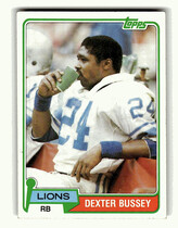 1981 Topps Base Set #362 Dexter Bussey