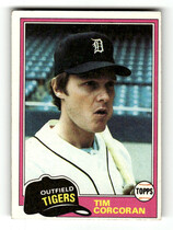 1981 Topps Base Set #448 Tim Corcoran