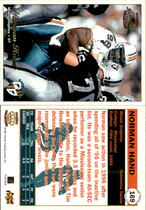 1997 Pacific Philadelphia #169 Norman Hand