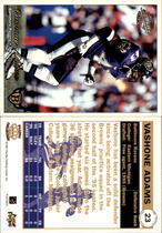 1997 Pacific Philadelphia #23 Vashone Adams