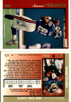 1997 Topps Base Set #288 Amani Toomer