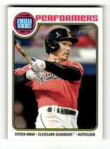 2023 Topps Heritage New Age Performers #NA-24 Steven Kwan