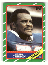 1986 Topps Base Set #152 Harry Carson