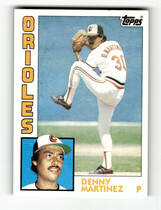 1984 Topps Base Set #631 Dennis Martinez