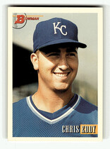 1993 Bowman Base Set #477 Chris Eddy