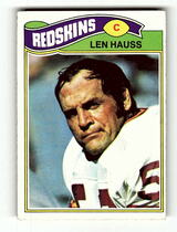 1977 Topps Base Set #478 Len Hauss