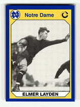 1990 Collegiate Collection Notre Dame 200 #163 Elmer Layden