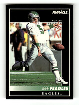 1992 Pinnacle Base Set #253 Jeff Feagles