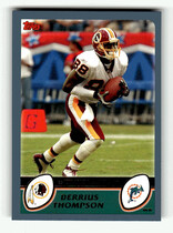 2003 Topps Base Set #56 Derrius Thompson