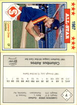 1987 Jennings Southern League All Stars #7 Cameron Drew