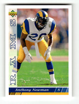 1993 Upper Deck Base Set #98 Anthony Newman