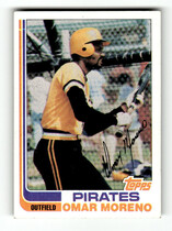 1982 Topps Base Set #395 Omar Moreno