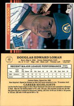 1985 Donruss Base Set #46 Doug Loman
