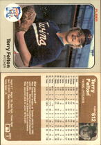 1983 Fleer Base Set #612 Terry Felton