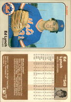 1983 Fleer Base Set #549 Ed Lynch