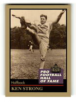 1991 ENOR Pro Football HOF #132 Ken Strong
