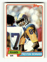 1981 Topps Base Set #489 Preston Dennard