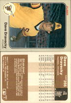 1983 Fleer Base Set #356 Dave Dravecky