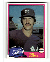 1981 Topps Base Set #250 Ron Guidry