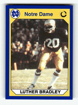 1990 Collegiate Collection Notre Dame 200 #54 Luther Bradley