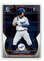 2023 Bowman Chrome Prospects #BCP-138 Yeiner Fernandez