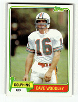 1981 Topps Base Set #174 Dave Woodley