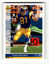 1993 Upper Deck Base Set #329 Todd Kinchen