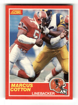 1989 Score Base Set #142 Marcus Cotton