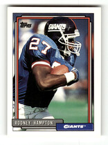 1992 Topps Base Set #210 Rodney Hampton