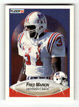 1990 Fleer Base Set #322 Fred Marion