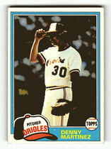 1981 Topps Base Set #367 Dennis Martinez