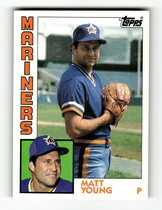 1984 Topps Base Set #235 Matt Young