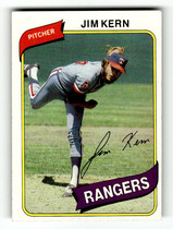 1980 Topps Base Set #369 Jim Kern