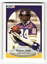 1990 Fleer Base Set #100 Hassan Jones