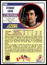 1990 Score Canadian #244 Stewart Gavin