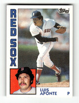 1984 Topps Base Set #187 Luis Aponte