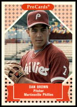 1991 ProCards Tomorrows Heroes #304 Dan Brown