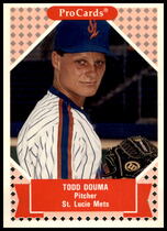 1991 ProCards Tomorrows Heroes #286 Todd Douma