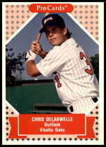 1991 ProCards Tomorrows Heroes #96 Chris Delawelle