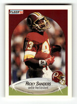 1990 Fleer Base Set #167 Ricky Sanders