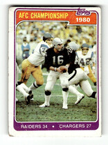 1981 Topps Base Set #493 1980 AFC Champions