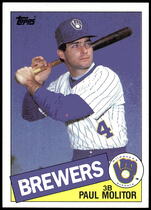 1985 Topps Base Set #522 Paul Molitor