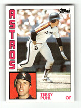 1984 Topps Base Set #383 Terry Puhl