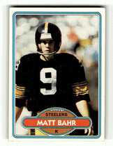 1980 Topps Base Set #31 Matt Bahr