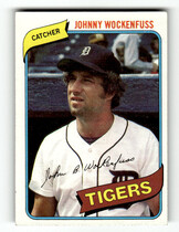 1980 Topps Base Set #338 John Wockenfuss