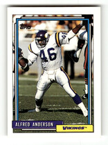 1992 Topps Base Set #222 Alfred Anderson