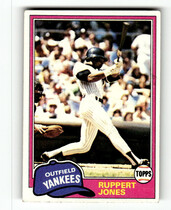 1981 Topps Base Set #225 Ruppert Jones